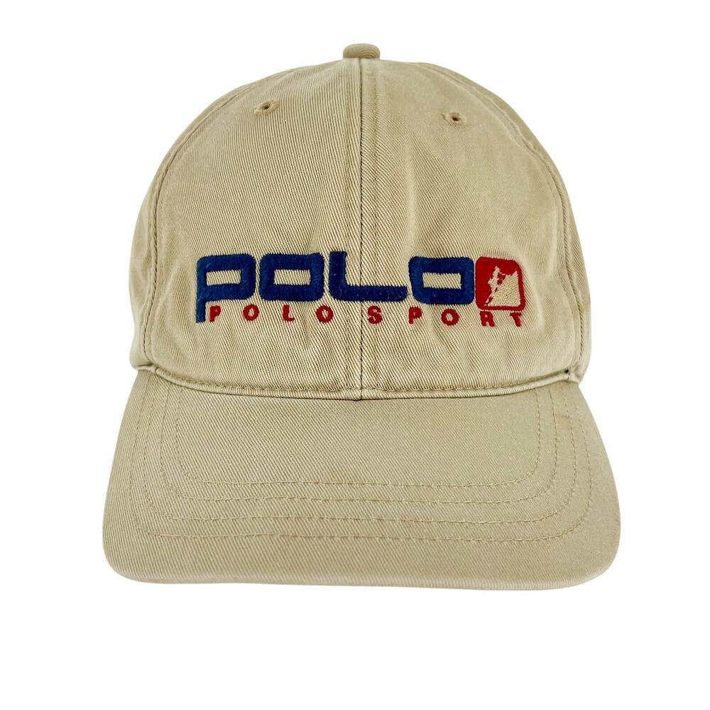 90s Polo Sport Hat Climbing Buckle Strap Back 1990s Vintage